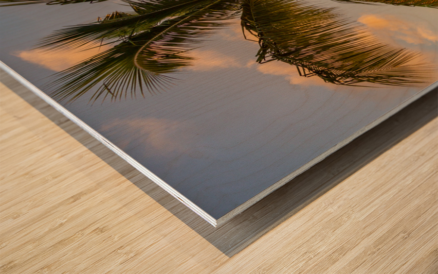 Cruise ship leaves St Thomas Wood print