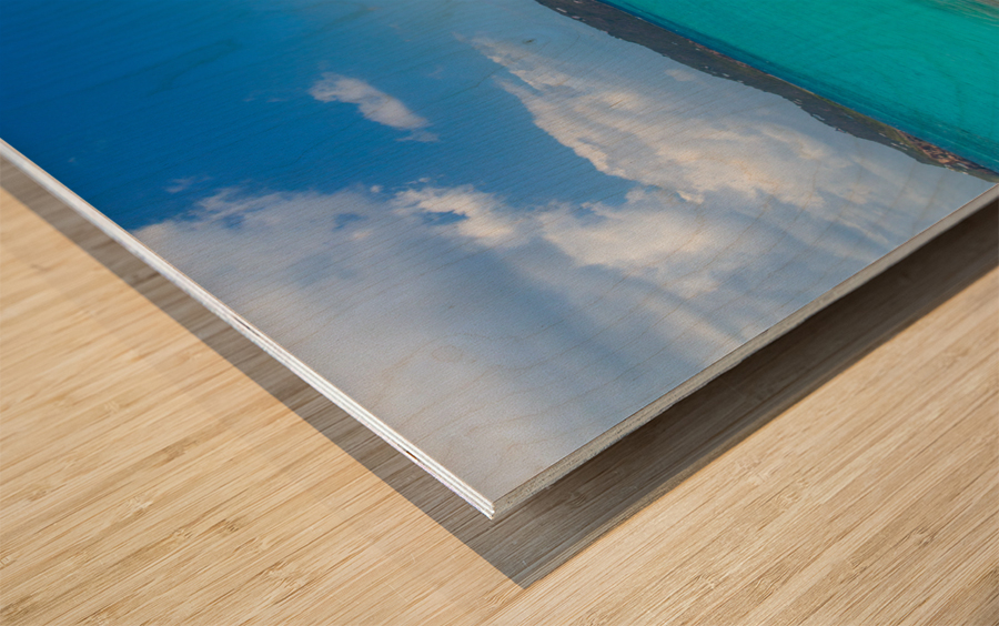 Beach scene St Thomas USVI Wood print