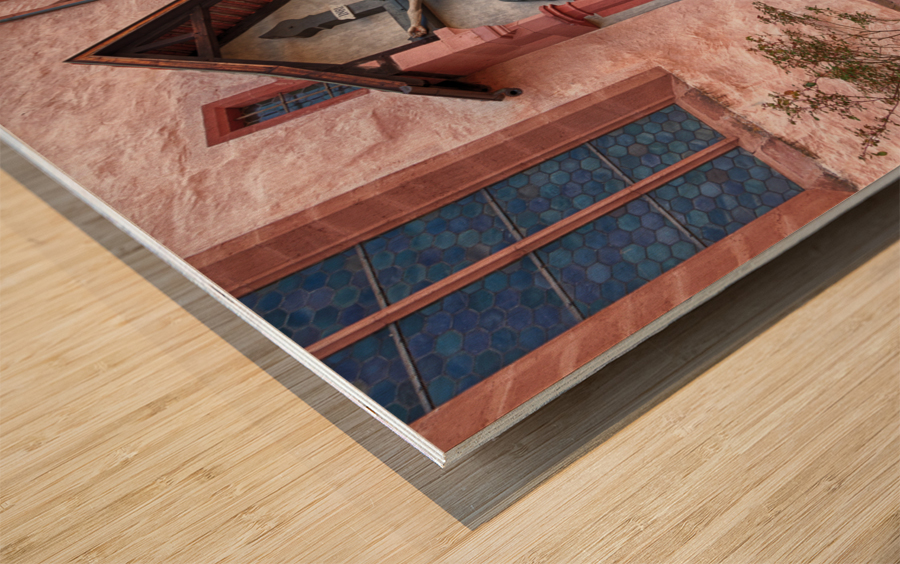 Town of Hirschhorn Hesse Germany Wood print