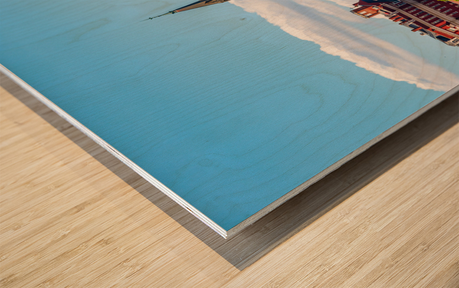 Healy Hall Georgetown University Wood print