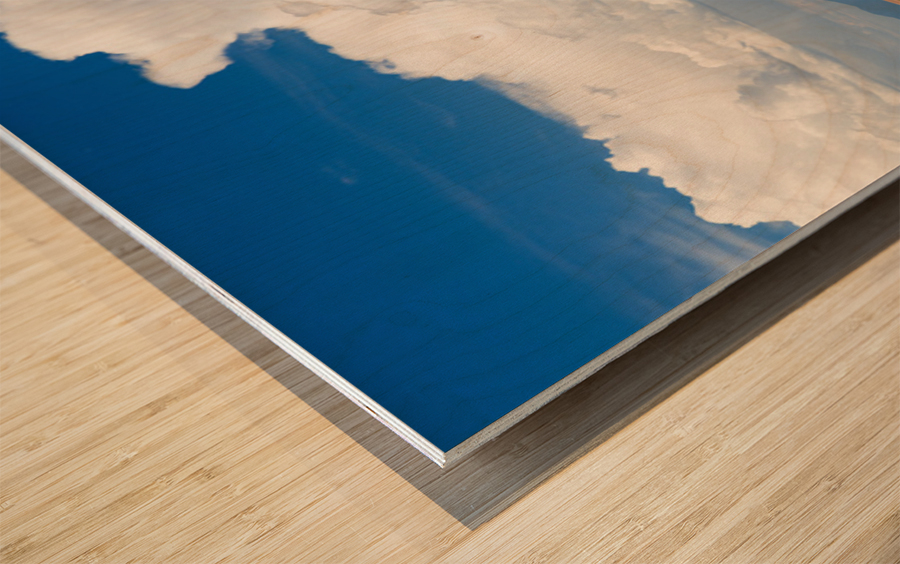 Panorama of Great Sand Dunes NP  Wood print