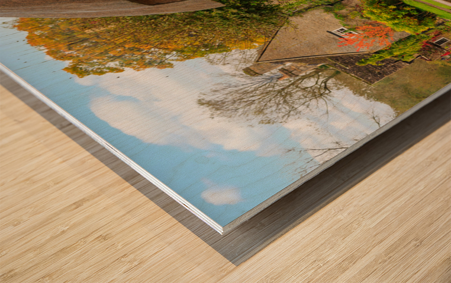 Minster Lovell in Cotswold district of England Wood print