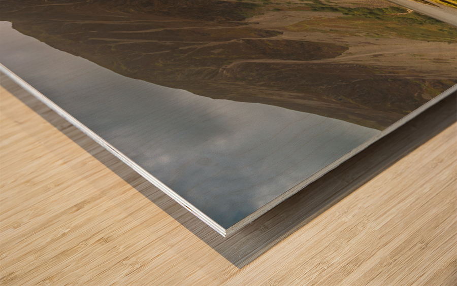 Stone bridge over river by Wastwater Wood print