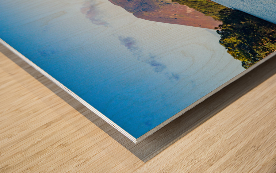 Lady Derwentwater on Derwent Water in Lake District Wood print