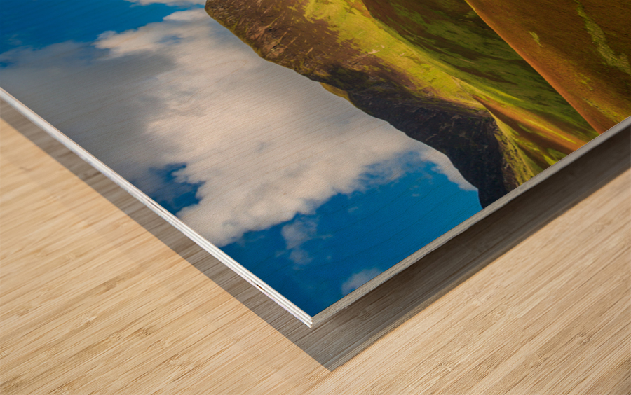 Newlands Pass in Lake District in England Wood print