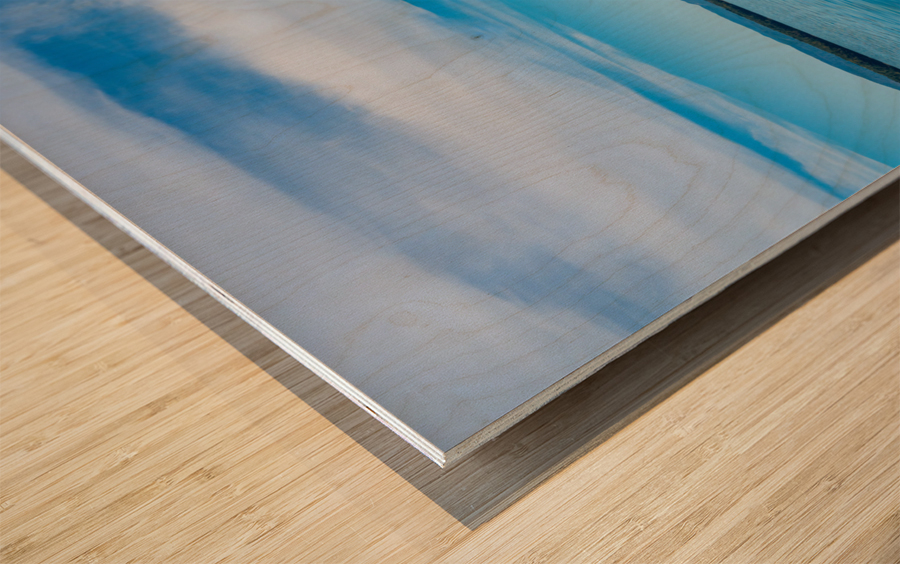 Car Ferry from Essex to Charlotte on Lake Champlain Wood print