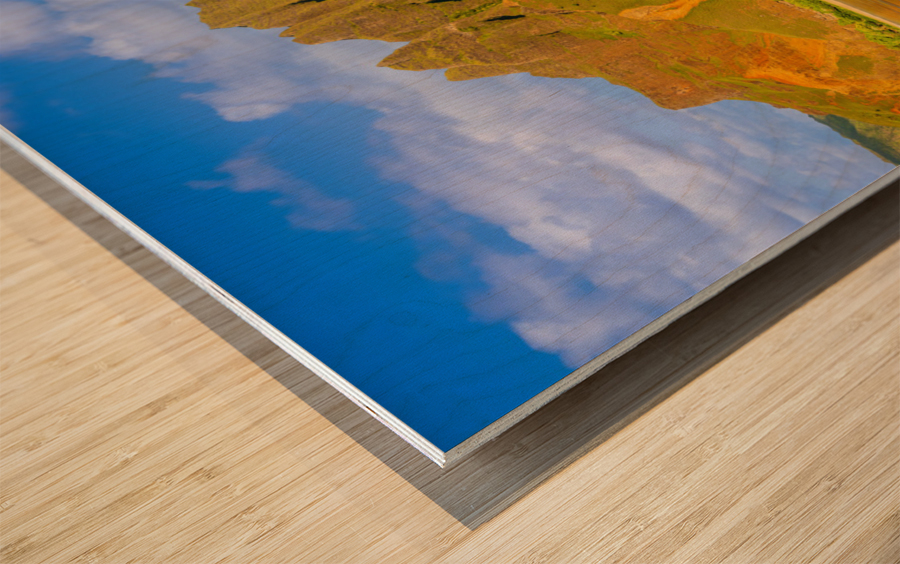 Na Pali coastline taken from cruise along Kauai shore Wood print