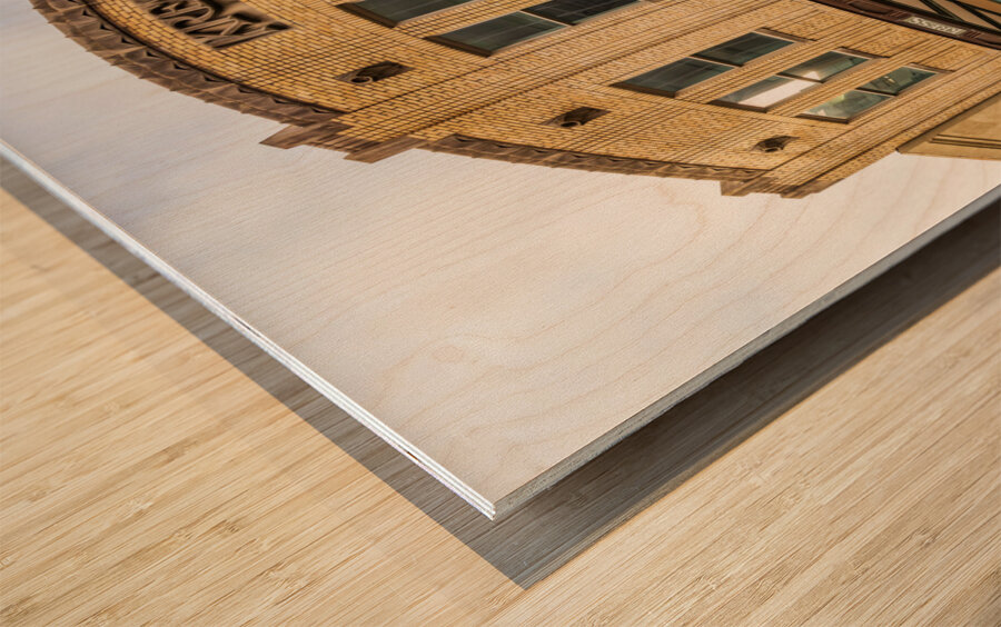 SH Kress department store in Baton Rouge Louisiana site of Civil Wood print